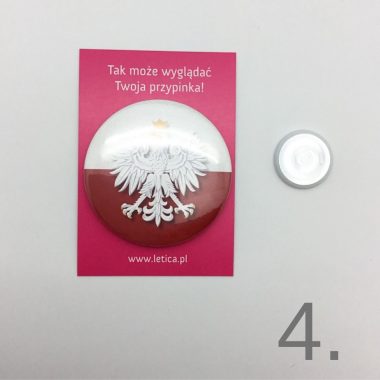 magnesy przyczepione ze sobą przypinki do ubrań drukarnia letica 2