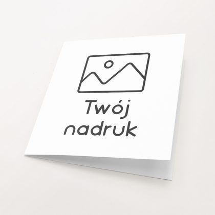 kartka do edycji z wŁasnym nadrukiem k4 140x140mm