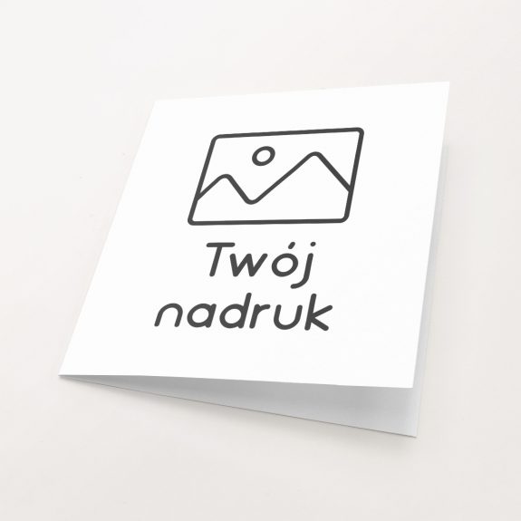 kartka do edycji z wŁasnym nadrukiem k4 140x140mm