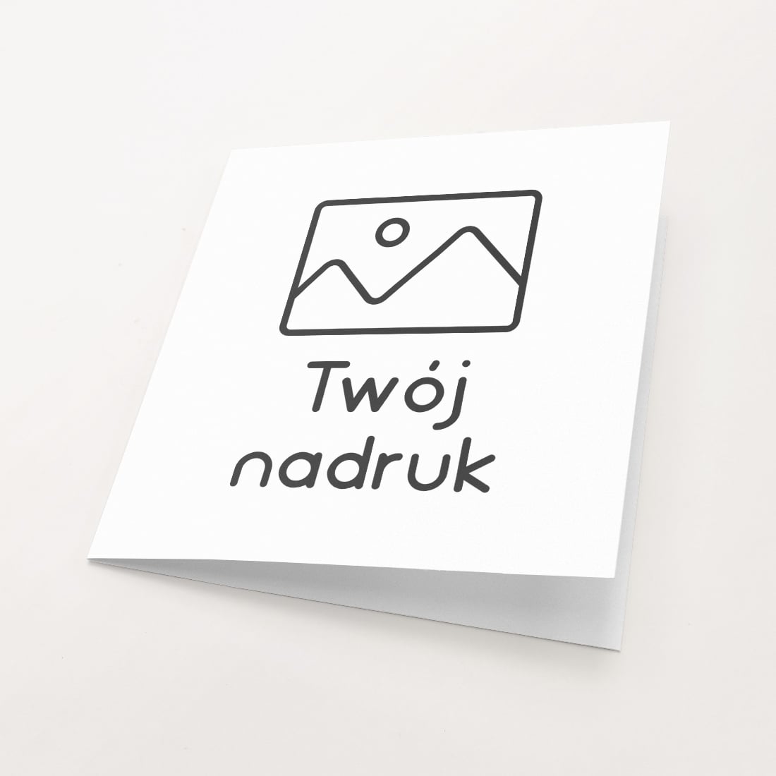 kartka do edycji z wŁasnym nadrukiem k4 140x140mm