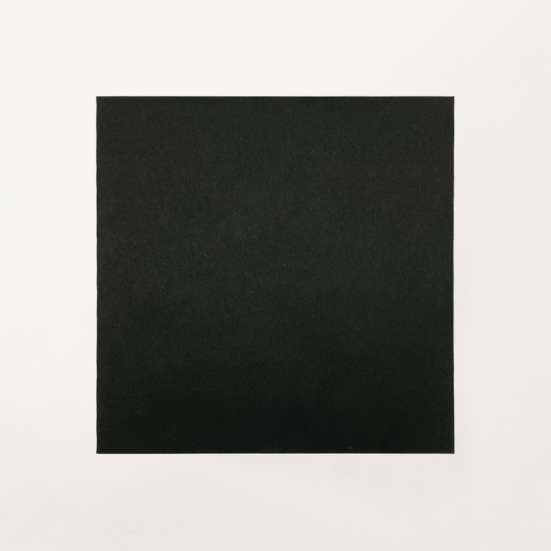 koperta 155x155 ozdobna czarna matowa