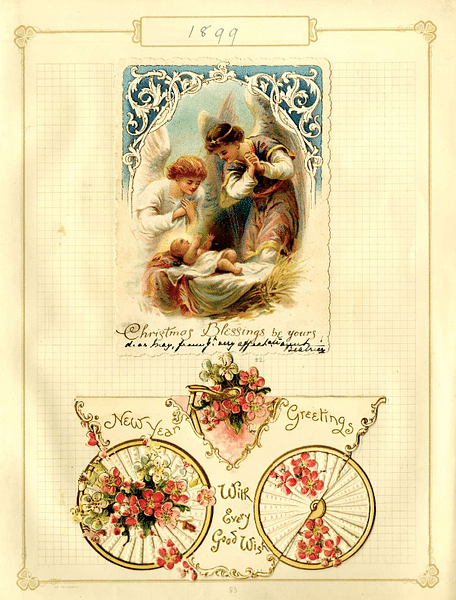 dawne tradycyjne kartki swiateczne 1899