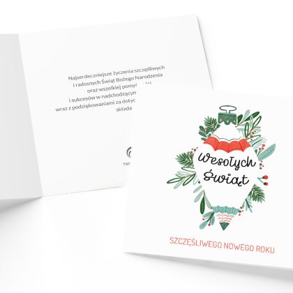 nowoczsna kartka firmowa z logo abeto kwadrat okładka i Środek