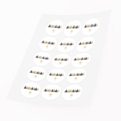 przypinka z logo świąteczna floresta firmowa (kopia)