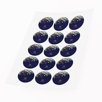 przypinka z logo świąteczna floresta firmowa (kopia)