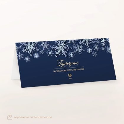 zaproszenie na świąteczne firmowe spotkanie zŁota jodeŁka niepersonalizowane (kopia)