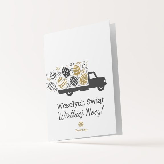 kartki wielkanocne świąteczne dla firm z logo narciso (kopia)