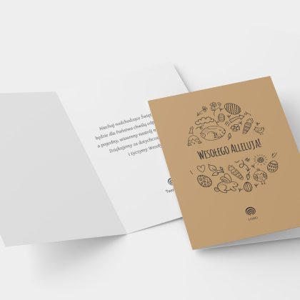 kartka na zdrowie świąteczna kartka firmowa z logo (kopia)