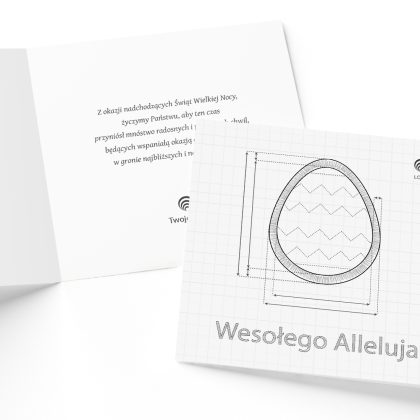 kartka wielkanocna pisanka techniczna