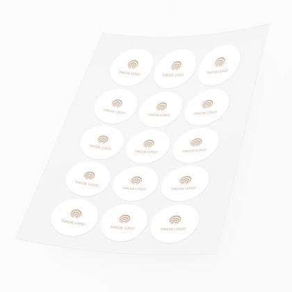 naklejki wielkanocne wiosenne pisanki firmowe z logo