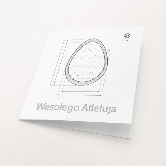 kartka wielkanocna pisanka techniczna