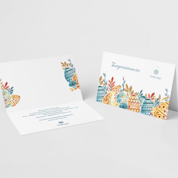 zaproszenie na wielkanocne spotkanie firmowe eko pisanki personalizowane