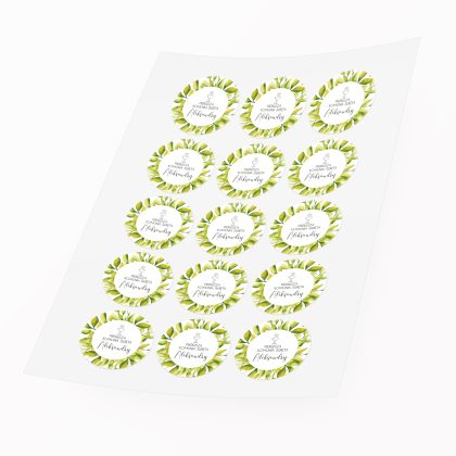 naklejka komunia z imieniem galanteria okrągła (kopia)