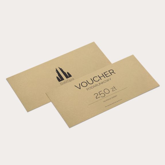 bon podarunkowy z logo ekologiczny dl personalizowany (kopia)