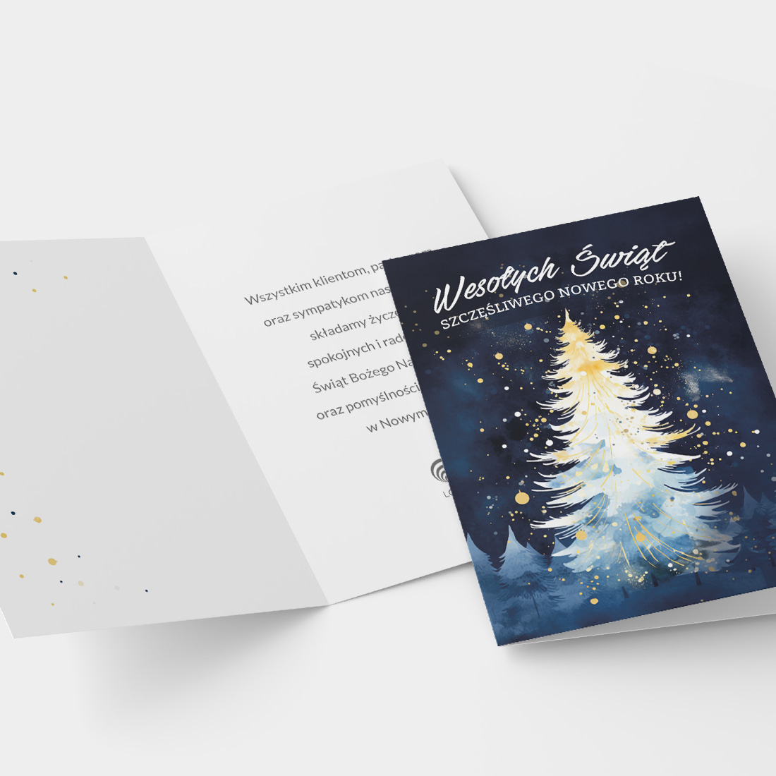 kartka na zdrowie świąteczna kartka firmowa z logo (kopia)