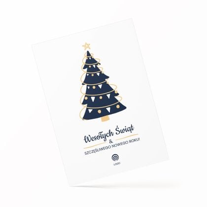 Kartka świąteczna firmowa JULETRE – okładka