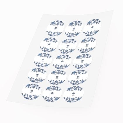 naklejki świąteczne z logo taniec ŚnieŻynek w dzieŃ