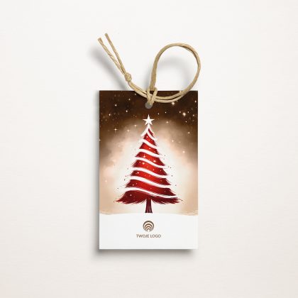 christmas stocking firmowe bileciki z Życzeniami Świątecznymi