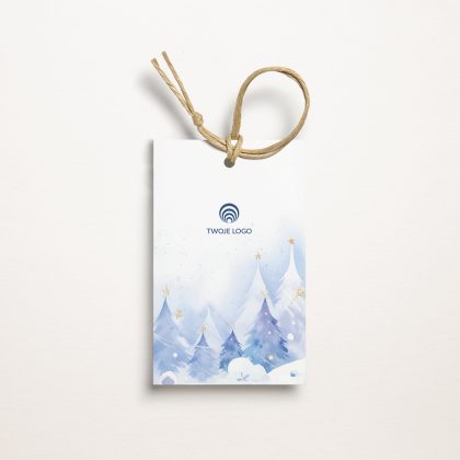 christmas stocking firmowe bileciki z Życzeniami Świątecznymi