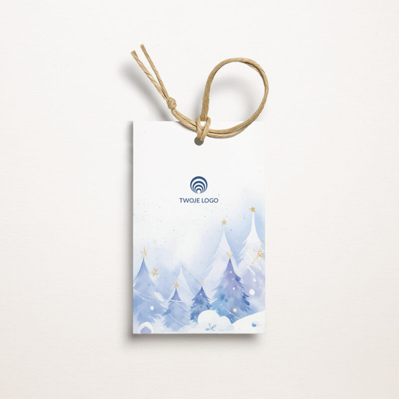 christmas stocking firmowe bileciki z Życzeniami Świątecznymi