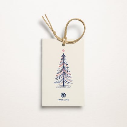 christmas stocking firmowe bileciki z Życzeniami Świątecznymi