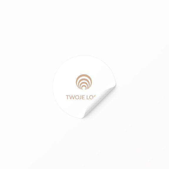 naklejka z logo firmy reklamowa marketingowa okragla 30mm letica
