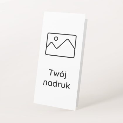 kartka z wŁasnym nadrukiem projektem a6 składana