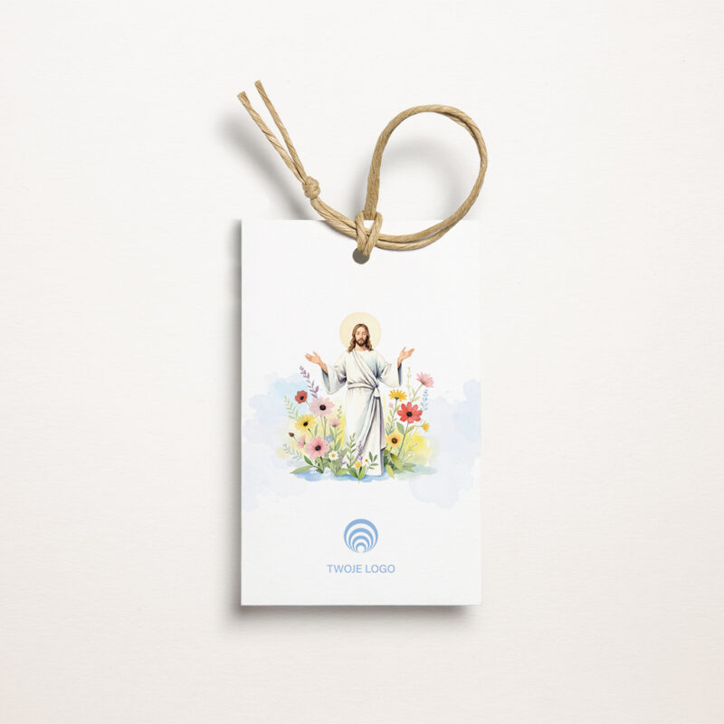 bilecik religijny boski ogrÓd wielkanocny z logo