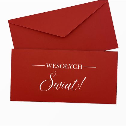 wesoŁych ŚwiĄt koperty świąteczne na pieniądze