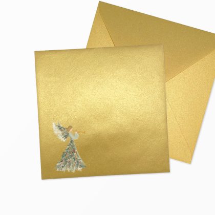 koperty na święta anioŁ boŻego narodzenia z logo i adresowaniem