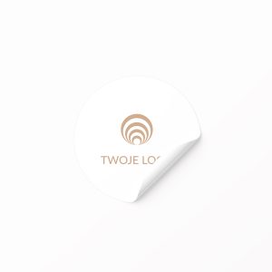 naklejki z logo firmy reklamowe okrągłe 20 szt. 4 cm