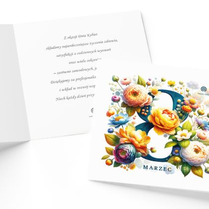 kartki na 8 marca bloom