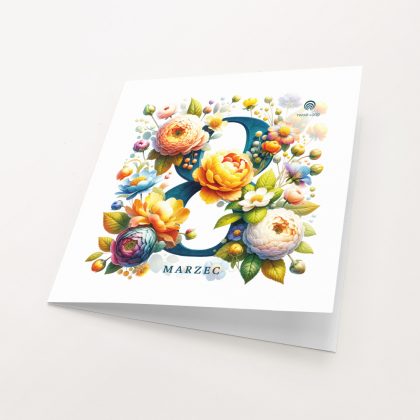 kartki na 8 marca bloom