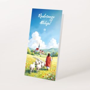 kartka wielkanocna firmowa radosny poranek