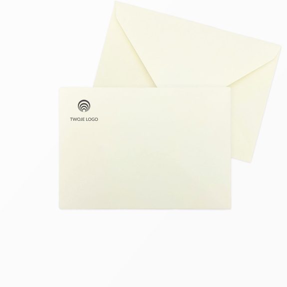 koperta ecru premium c6 z własnym logo